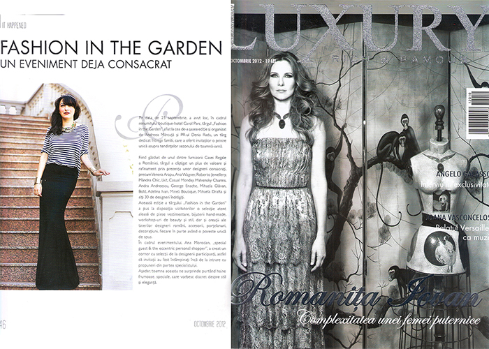 2012, October - Luxury Magazine - Ana Morodan