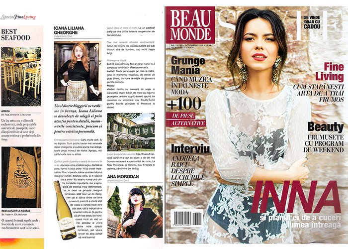 2013, October - Beau Monde - Ana Morodan 1